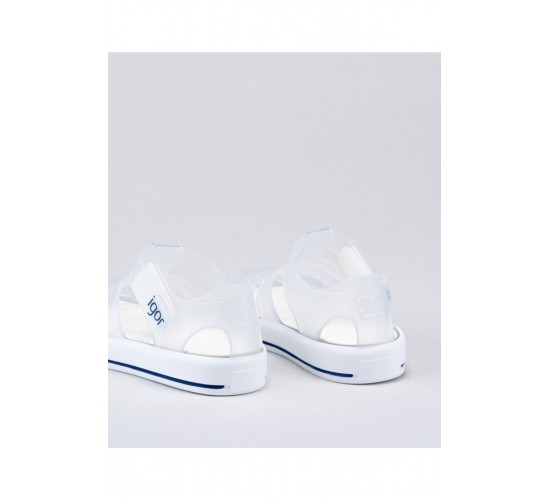 S10171 Star Beyaz Sandalet / Beden : 25 / Cinsiyet : Kadın / Kız