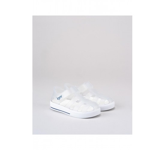 S10171 Star Beyaz Sandalet / Beden : 25 / Cinsiyet : Kadın / Kız