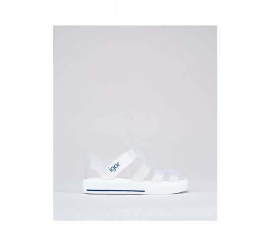 S10171 Star Beyaz Sandalet / Beden : 25 / Cinsiyet : Kadın / Kız