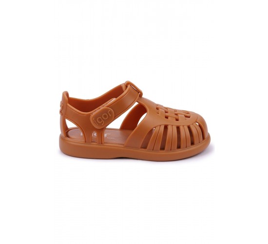 Unisex Çocuk Kahverengi Sandalet S10271-010 / Beden : 25 / Cinsiyet : Unisex