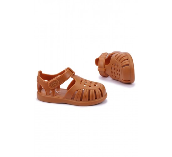 Unisex Çocuk Kahverengi Sandalet S10271-010 / Beden : 25 / Cinsiyet : Unisex