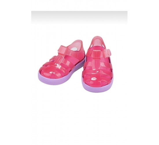 S10270 Bicolor Star Çocuk Sandalet Fuşya Mor / Beden : 21 / Cinsiyet : Kadın / Kız
