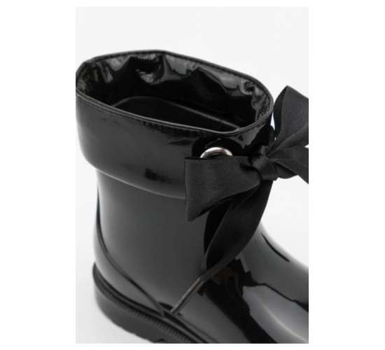 W10238 Bimbi Lazo Kız Çocuk Siyah Yağmur Çizmesi / Beden : 23 / Cinsiyet : Unisex, 8421225314475