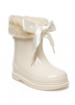 W10258k Bimbi Soft Yağmur Krem Kız Çocuk Çizme / Beden : 27 / Cinsiyet : Kadın / Kız