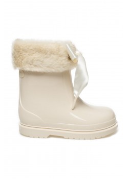 W10258k Bimbi Soft Yağmur Krem Kız Çocuk Çizme / Beden : 27 / Cinsiyet : Kadın / Kız