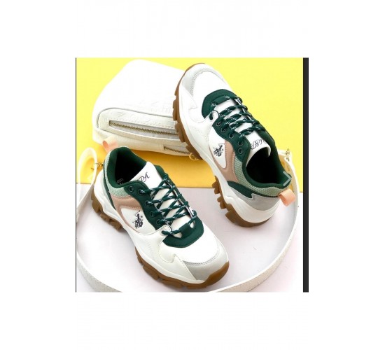 U.s Polo Assn. Kadın Beyaz-yeşil Rahat Tarz Kalın Taban Sneaker Spor Ayakkabı Tracky / Beden : 40 / Cinsiyet : Kadın / Kız U.s Polo Assn. Kadın Beyaz-yeşil Rahat Tarz Kalın Taban Sneaker Spor Ayakkabı Tracky / Beden : 40 / Cinsiyet : Kadın / Kız