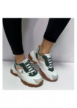 U.s Polo Assn. Kadın Beyaz-yeşil Rahat Tarz Kalın Taban Sneaker Spor Ayakkabı Tracky / Beden : 40 / Cinsiyet : Kadın / Kız U.s Polo Assn. Kadın Beyaz-yeşil Rahat Tarz Kalın Taban Sneaker Spor Ayakkabı Tracky / Beden : 40 / Cinsiyet : Kadın / Kız