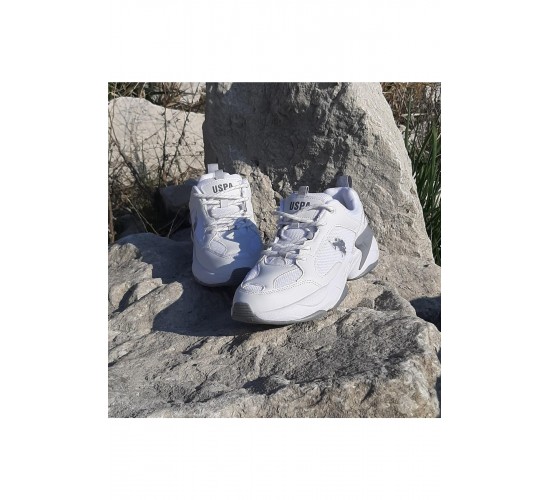 U.s.polo Maybe Beyaz Içi Fuspetli Kalın Taban Kadın Spor Ayakkabı / Beden : 40 / Cinsiyet : Kadın / Kız