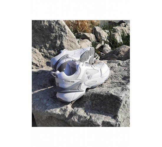 U.s.polo Maybe Beyaz Içi Fuspetli Kalın Taban Kadın Spor Ayakkabı / Beden : 40 / Cinsiyet : Kadın / Kız