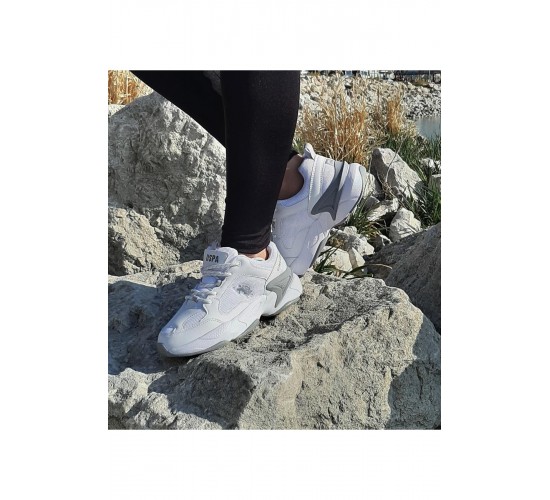 U.s.polo Maybe Beyaz Içi Fuspetli Kalın Taban Kadın Spor Ayakkabı / Beden : 40 / Cinsiyet : Kadın / Kız