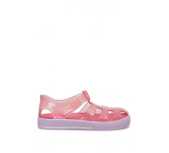 S10270 STAR BICOLOR Fuşya Kız Çocuk Sandalet / Beden : 26 / Cinsiyet : Unisex