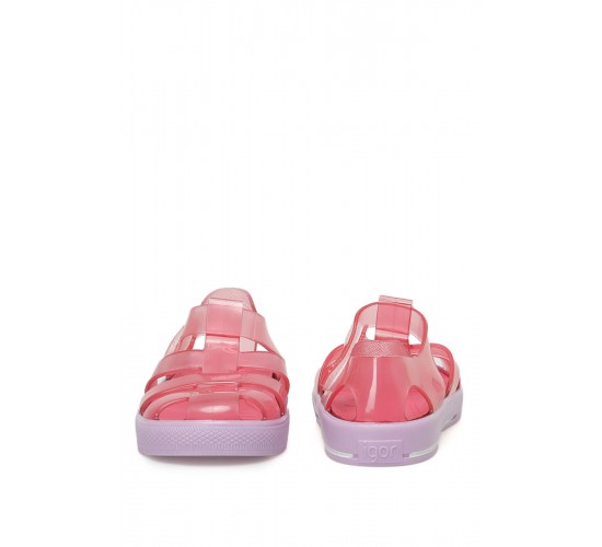 S10270 STAR BICOLOR Fuşya Kız Çocuk Sandalet / Beden : 26 / Cinsiyet : Unisex