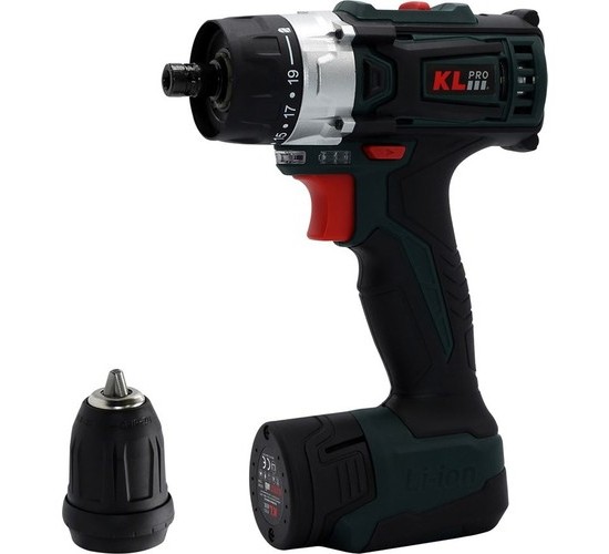 KL PRO KLNM1020H 10.8Volt/2.0Ah Li-ion Çift Akülü Profesyonel Vidalama, 8699956804460