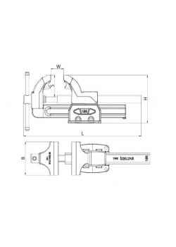 İzeltaş 14000005069 Tesviyeci Mengene 125 mm İzeltaş 14000005069 Tesviyeci Mengene 125 mm