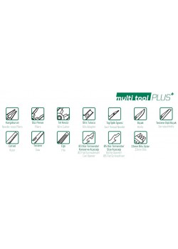 Elta 14000006046 Multi Tool Plus 165 mm (13 Fonksiyonlu)