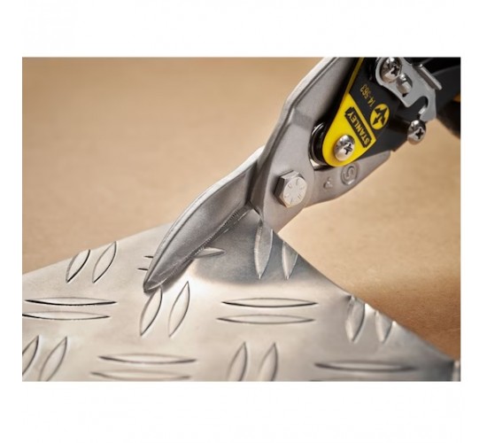 Stanley 2-14-563 Kaportacı Makası, Sarı/Siyah, 1 Adet, 3253562145635