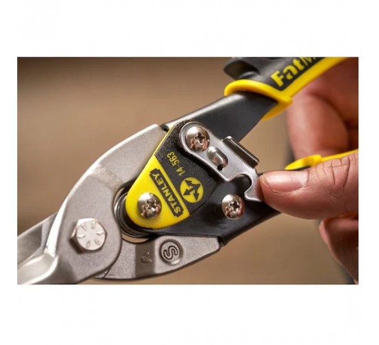 Stanley 2-14-563 Kaportacı Makası, Sarı/Siyah, 1 Adet, 3253562145635