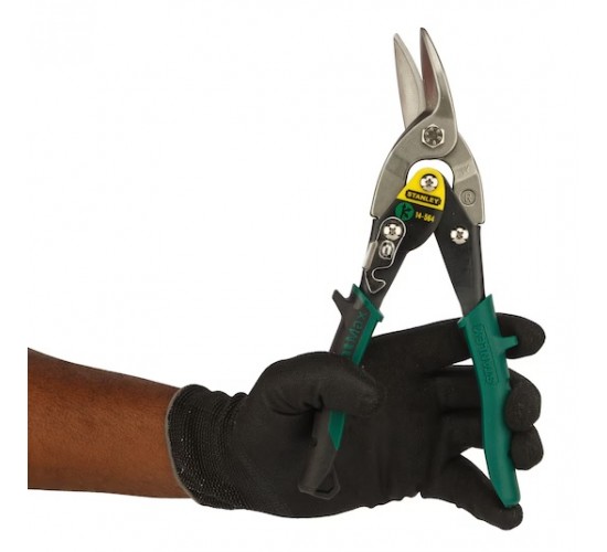 Stanley 2-14-564 250mm Sağ Uçlu Kaportacı Makası, 3253562145642