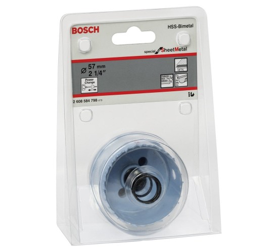 Bosch Special Serisi Metal Ve Inox Malzemeler için Delik Açma Testeresi 57 mm, 3165140376198