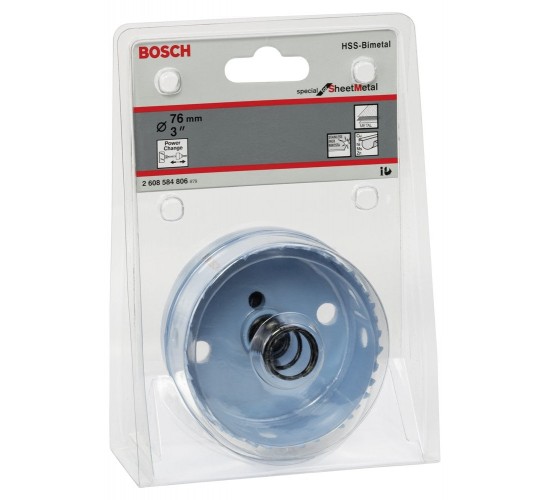 Bosch Special Serisi Metal Ve Inox Malzemeler için Delik Açma Testeresi 76 mm, 3165140376273