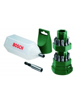 Bosch 25 Parça Vidalama Seti (Tornavida Fonksiyonlu Kutu)
