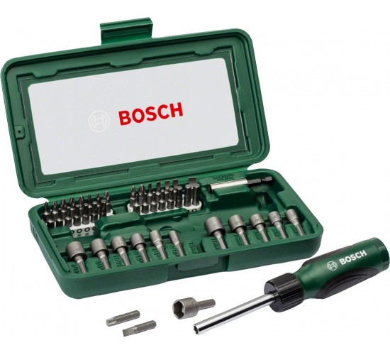 Bosch 46 Parça Tornavidalı Vidalama ve Lokma Ucu Seti, 3165140416221