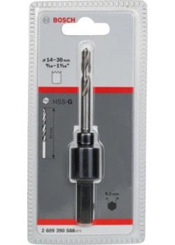 Bosch Altıgen Şaftlı 14-30 mm Pançlar İçin Adaptör, Anahtar Ağzı 9,52 mm