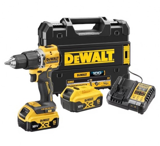 Dewalt DCD100YP2T 18V 5.0 Ah 100. Yıla Özel Darbeli Matkap Kiti