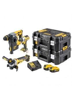Dewalt DCK305P2T 18V XR 5.0 AH LI-ION Kömürsüz Kombinasyon 3 Parça Kit