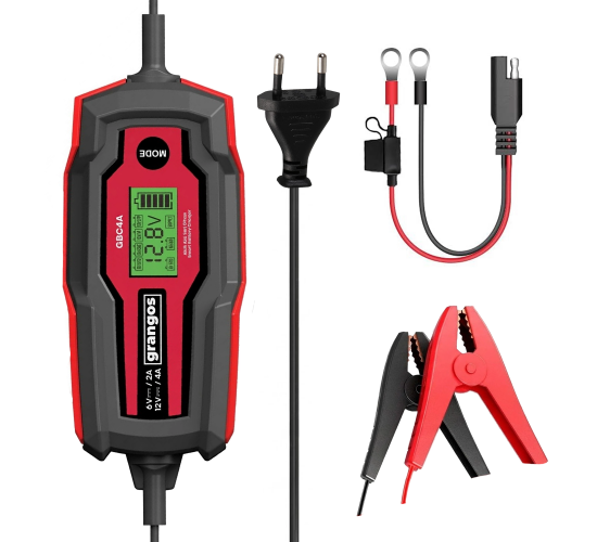 Grangos GBC4A 6V / 12V 70 AH Akıllı Dijital Akü Şarj ve Bakım Cihazı
