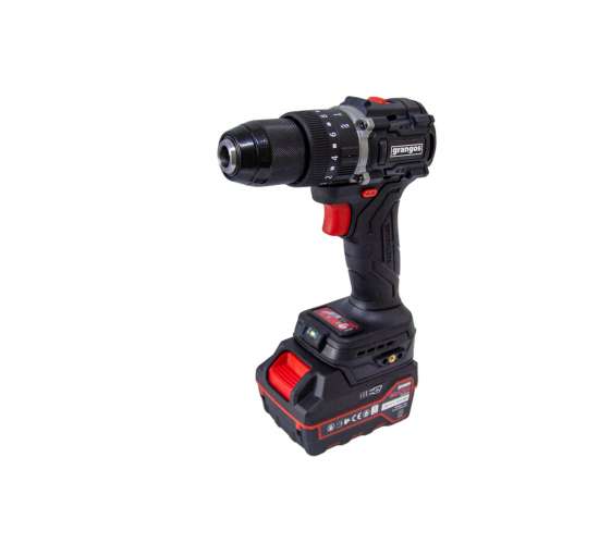 Grangos GCD25-F2 20V 5 Ah Çift Akülü Darbeli Matkap, 8683347921027