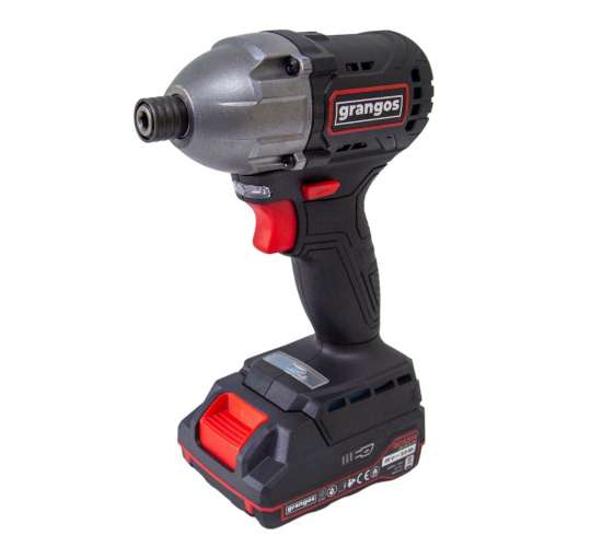 Grangos GCI20-T2 20V 2 Ah Çift Akülü Darbeli Vidalama, 8683347921065