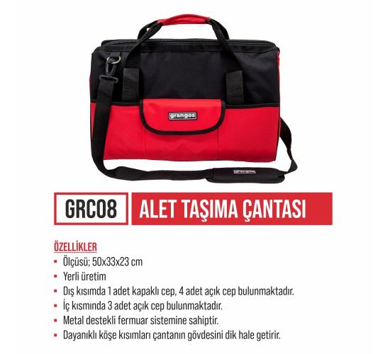 Grangos GCKIT204-F4 20V Kömürsüz Akülü Set – Darbeli Matkap, Somun Sıkma, Avuç Taşlama, Kırıcı Delici – 4×5.0Ah Akü, Hızlı Şarj, Çanta, Aksesuar Hediyeli