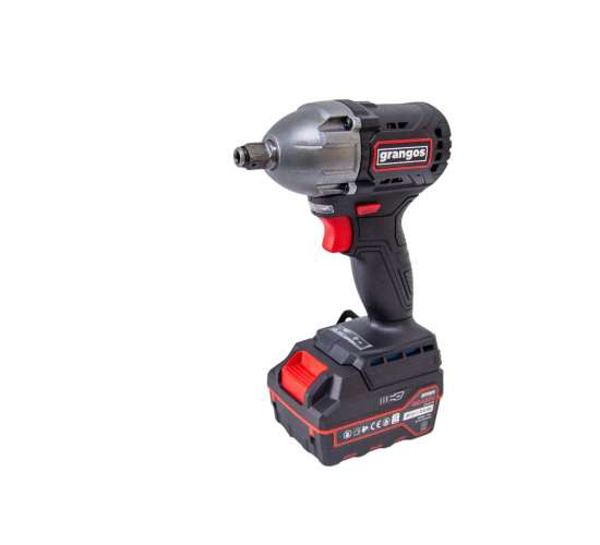 Grangos GCW20-F2 20V 5 Ah Çift Akülü Somun Sıkma, 8683347921041