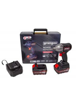 Grangos GCW20-F2 20V 5 Ah Çift Akülü Somun Sıkma Grangos GCW20-F2 20V 5 Ah Çift Akülü Somun Sıkma
