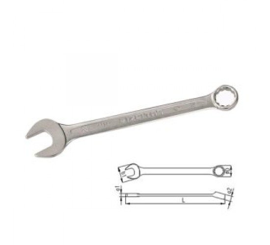 İzeltaş 0320020017 17mm Kombine Anahtar Kısa Boy, 8691150141112