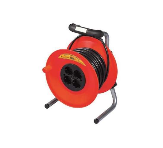 İzeltaş 0741050025 Makaralı Uzatma Kablosu 25 Metre, 8691150989158