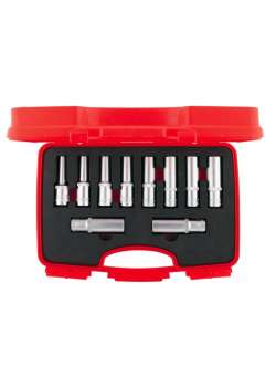 İzeltaş 1108 00 6010 1/2'' Altı Köşe Derin Lokma Takımı 10 Parça