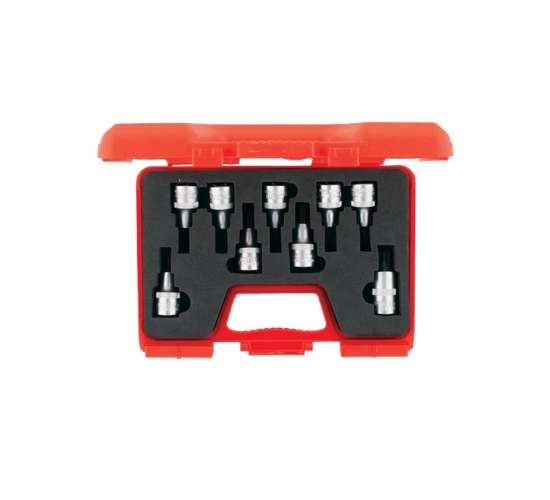 İzeltaş 1113 00 6009 1/2'' Lokmalı Star (Torx®) Uç Takımı 9 Parça, 8691150209522