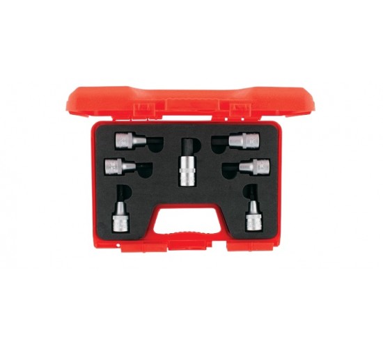 İzeltaş 1113001107 1/2'' Lokmalı Allen Uç Takımı 7 Parça, 8691150223498