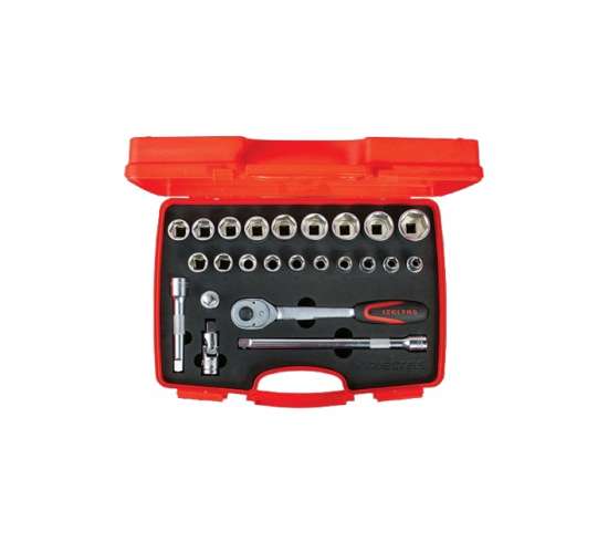 İzeltaş 1113002024 1/2" Altı Köşe Lokma Anahtar Takımı 24 Parça, 8691150974475