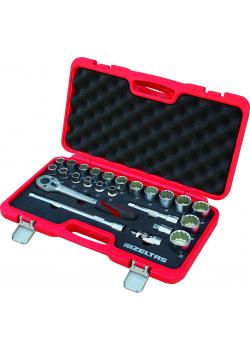 İzeltaş 1114006024 1/2" On İki Köşe Lokma Anahtar Takımı 24 Parça İzeltaş 1114006024 1/2" On İki Köşe Lokma Anahtar Takımı 24 Parça