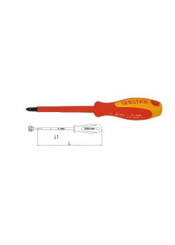 İzeltaş 4145184580 1000V İzoleli Elektrikçi Yıldız Uçlu Tornavida 4.5x80 İzeltaş 4145184580 1000V İzoleli Elektrikçi Yıldız Uçlu Tornavida 4.5x80