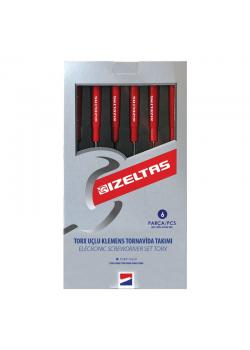 İzeltaş 4530001006 Torx Uçlu Klemens Tornavida Takımı 6 Parça İzeltaş 4530001006 Torx Uçlu Klemens Tornavida Takımı 6 Parça