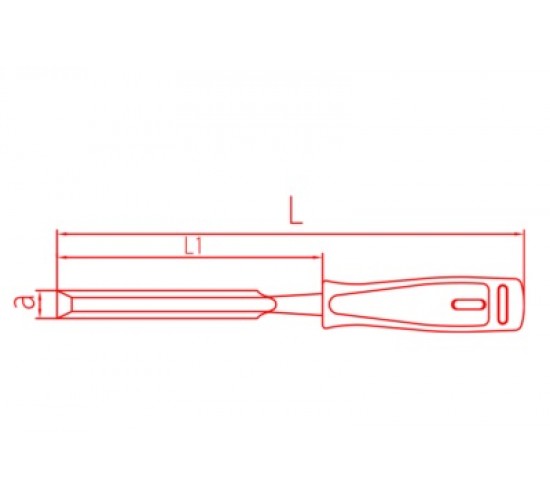 İzeltaş 5010230024 24 mm Iskarpela (Düz), 8691150651116