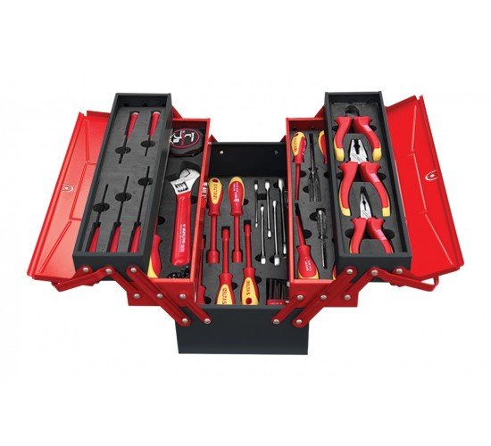 İzeltaş 8420 00 5046 Elektrikçi Takım Çantası 45 parça, 8691150946090