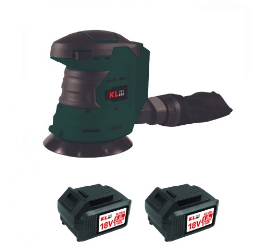 KL PRO KLEZ18-50 18Volt/5.0Ah Li-Ion Şarjlı Eksantrik Zımpara