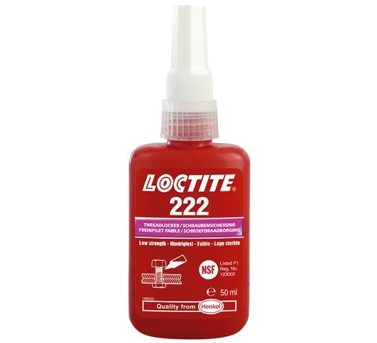 Loctite 222 Civata Sabitleyici Kolay Sökülebilir 50 ml, 3255460222340