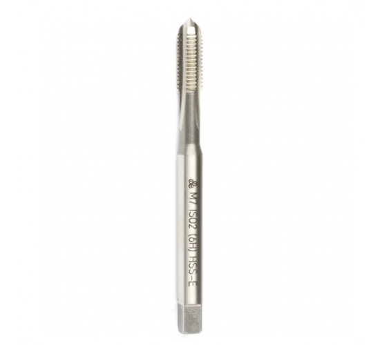 Makina Takım HSS-E DIN 371/C Metrik Normal Vidalı Düz Kanallı Makina Kılavuzu M3, 8695729020280