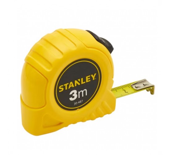Stanley 1-30-487 3M x 12,7MM Çelik Şerit Metre, 3253561304873